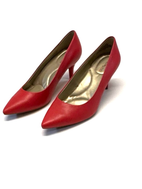 Bandolino Shoes - NEW Bandolino Red Genuine Leather Pointed Toe Pumps - 8.5M